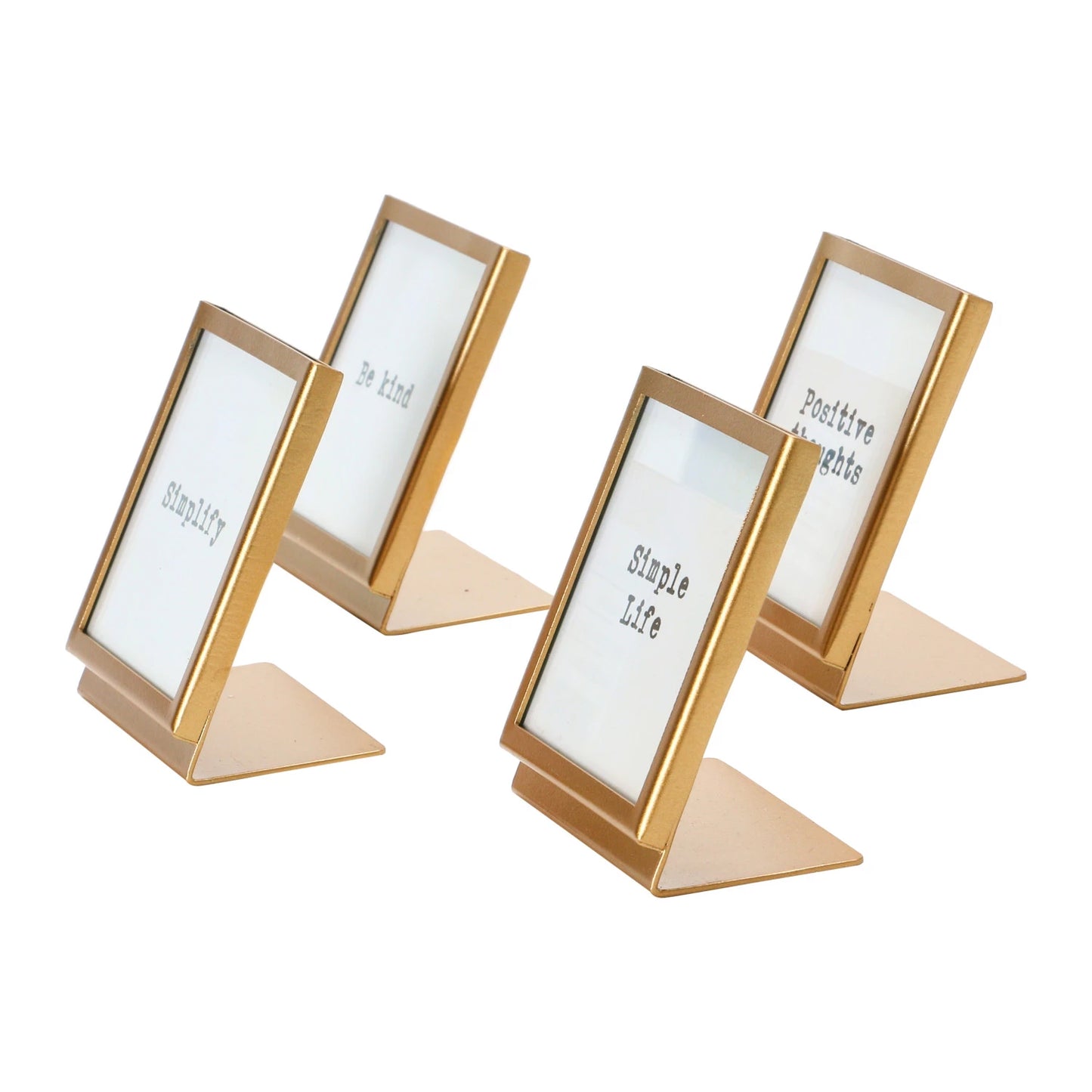 Gold Square Framed Quote