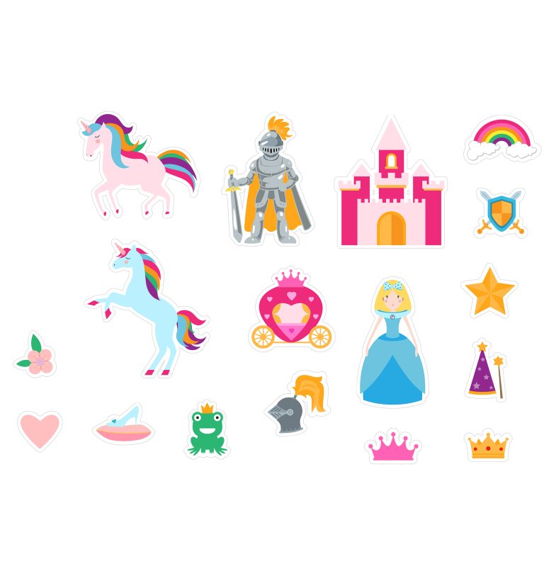 Bath Stickers: Unicorn Fantasy