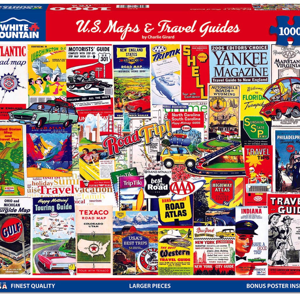 US Maps and Travel Guides Puzzle