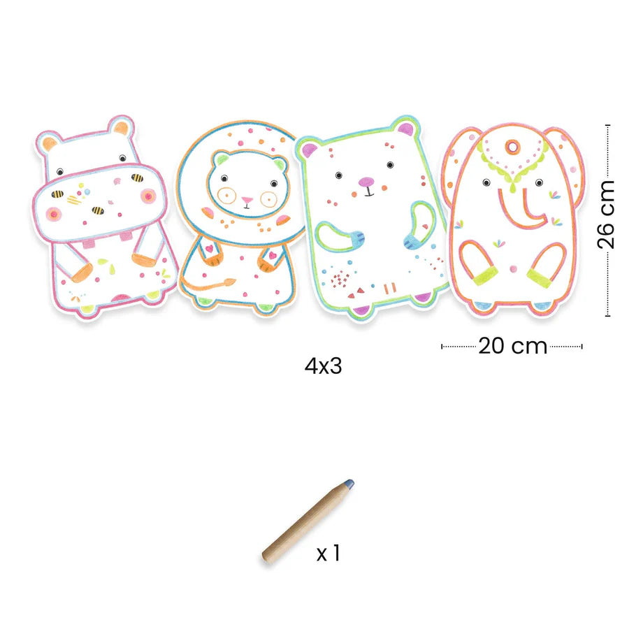 Wild Animals Coloring