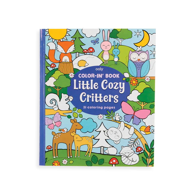 Color-in' Book: Little Cozy Critters