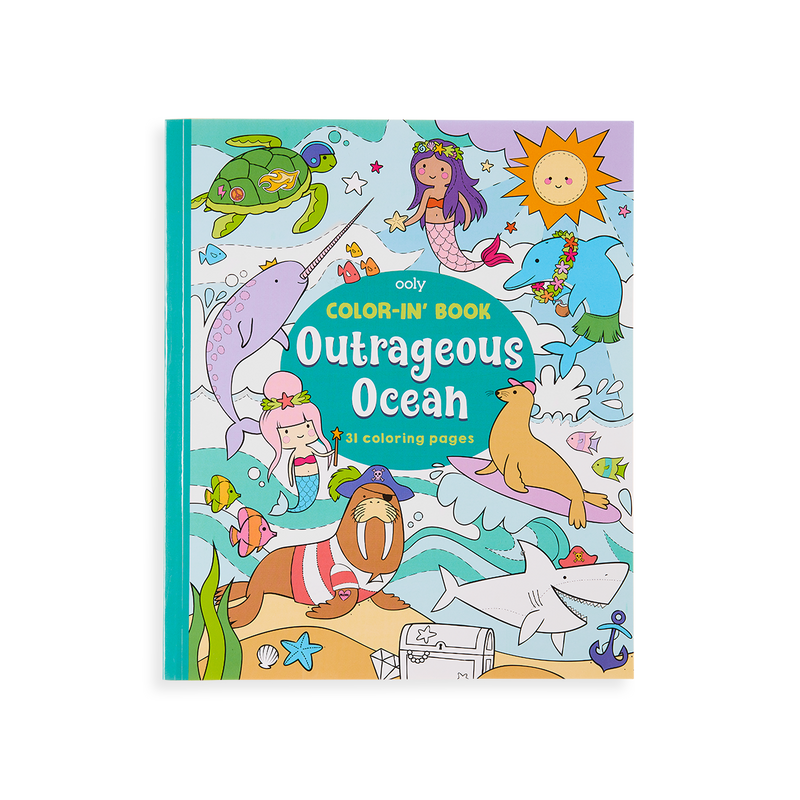 Color-in' Book: Outrageous Ocean