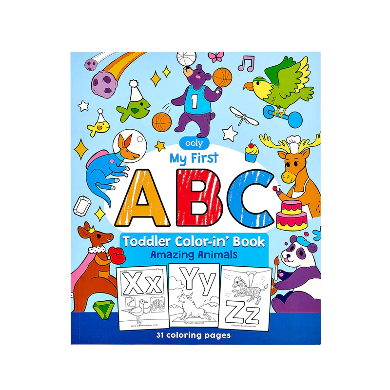 Toddler Colorin' Book -ABC: Amazing Animals