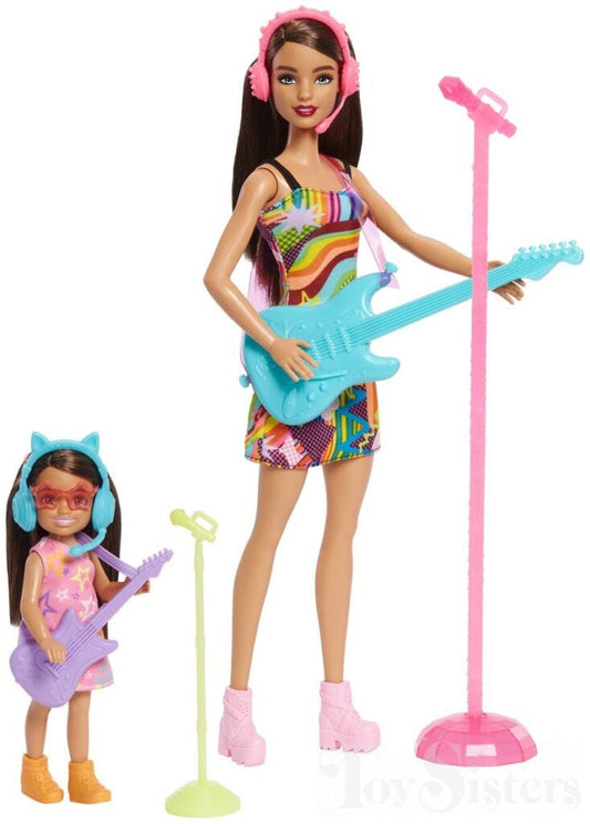 Barbie and Chelsea Pop Star Sisters