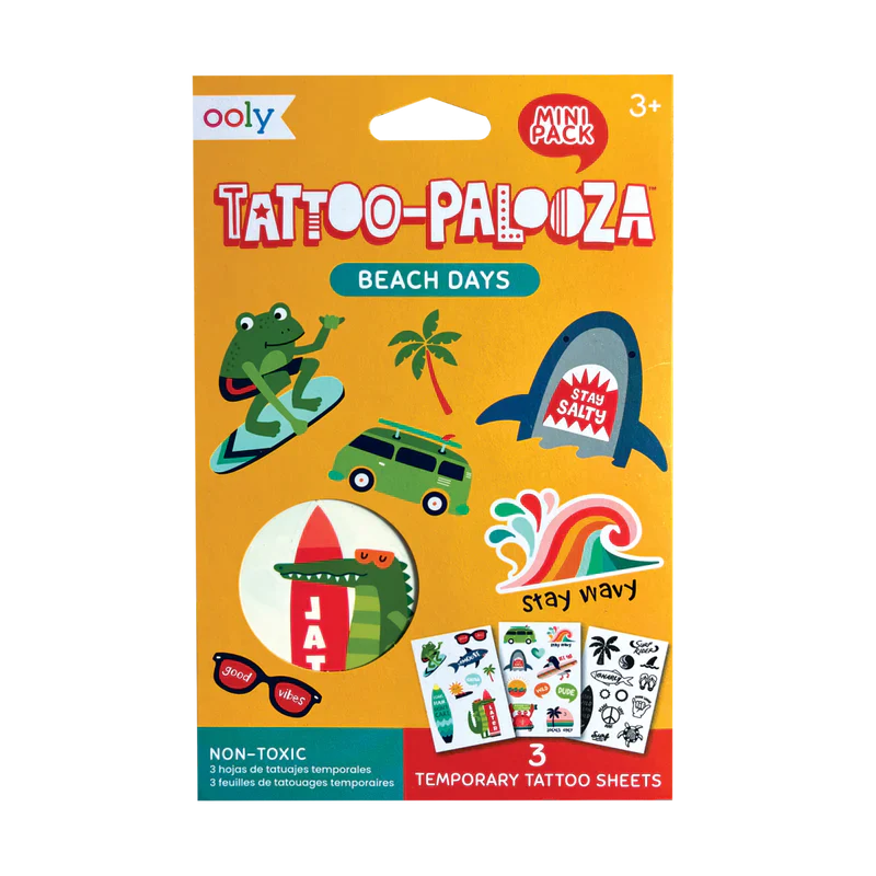 Beach Days Temporary Tattoos (Mini Pack)