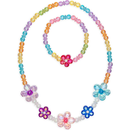 Blooming Beads Necklace + Bracelet Set