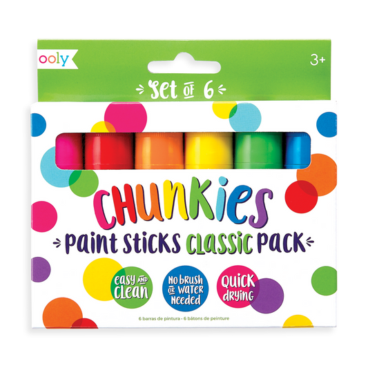 Chunkies Paint Sticks -  Classic Set of 6