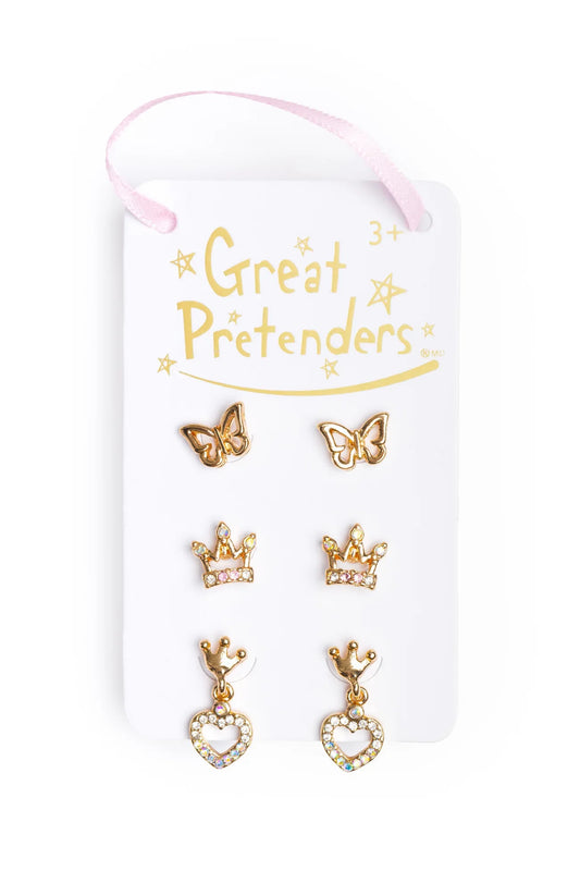 Royal Crown Studded Earrings