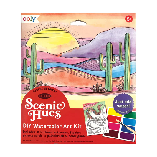Scenic Hues D.I.Y. Watercolor Art Kit - Desert Getaway