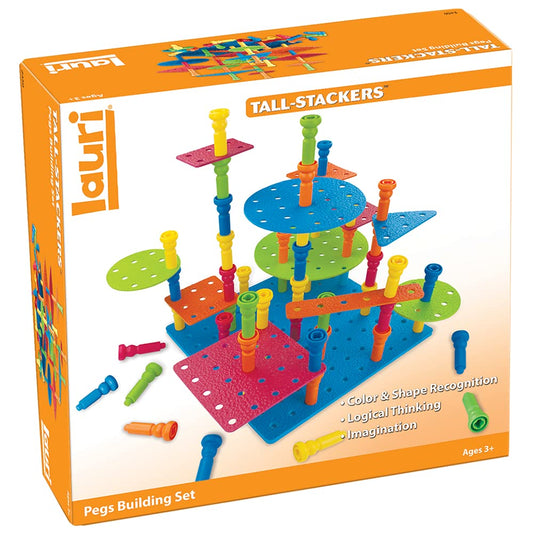 Lauri Tall-Stackers Pegs Building Set