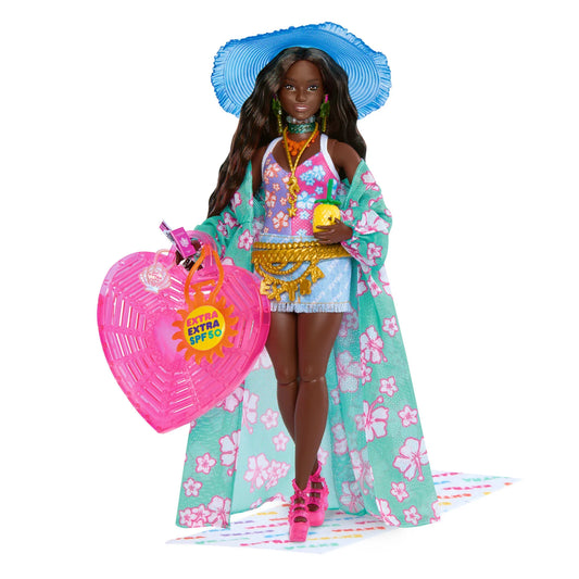 Travel Barbie Doll With Beach Fashion