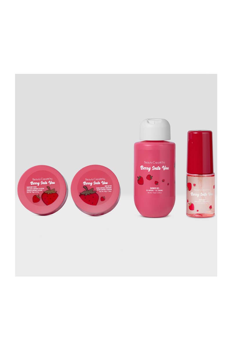 Strawberry Travel Body Care Kit