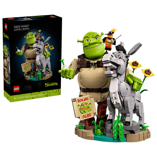 Shrek, Donkey & Puss in Boots