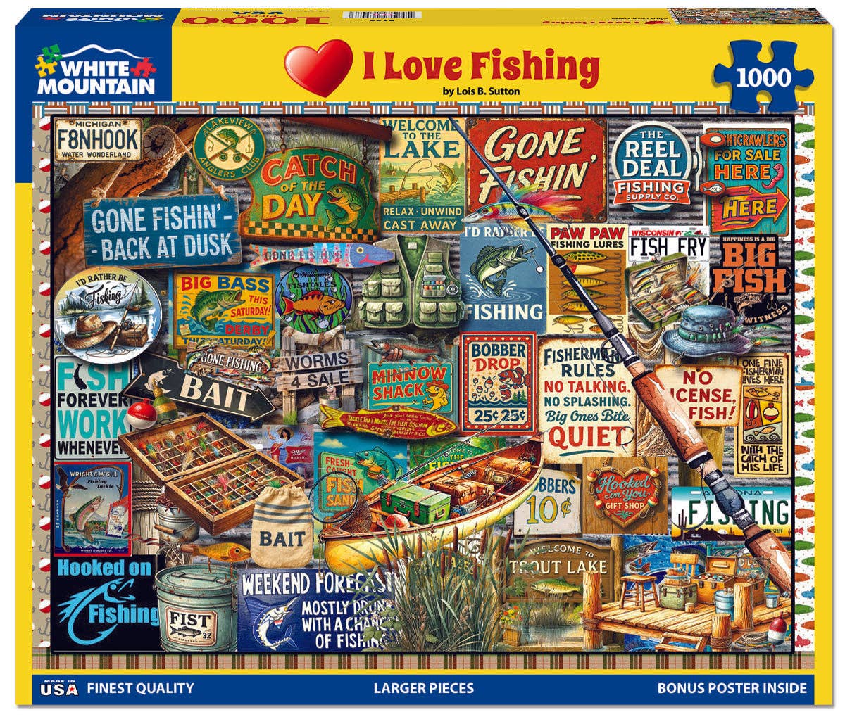 I Love Fishing Puzzle