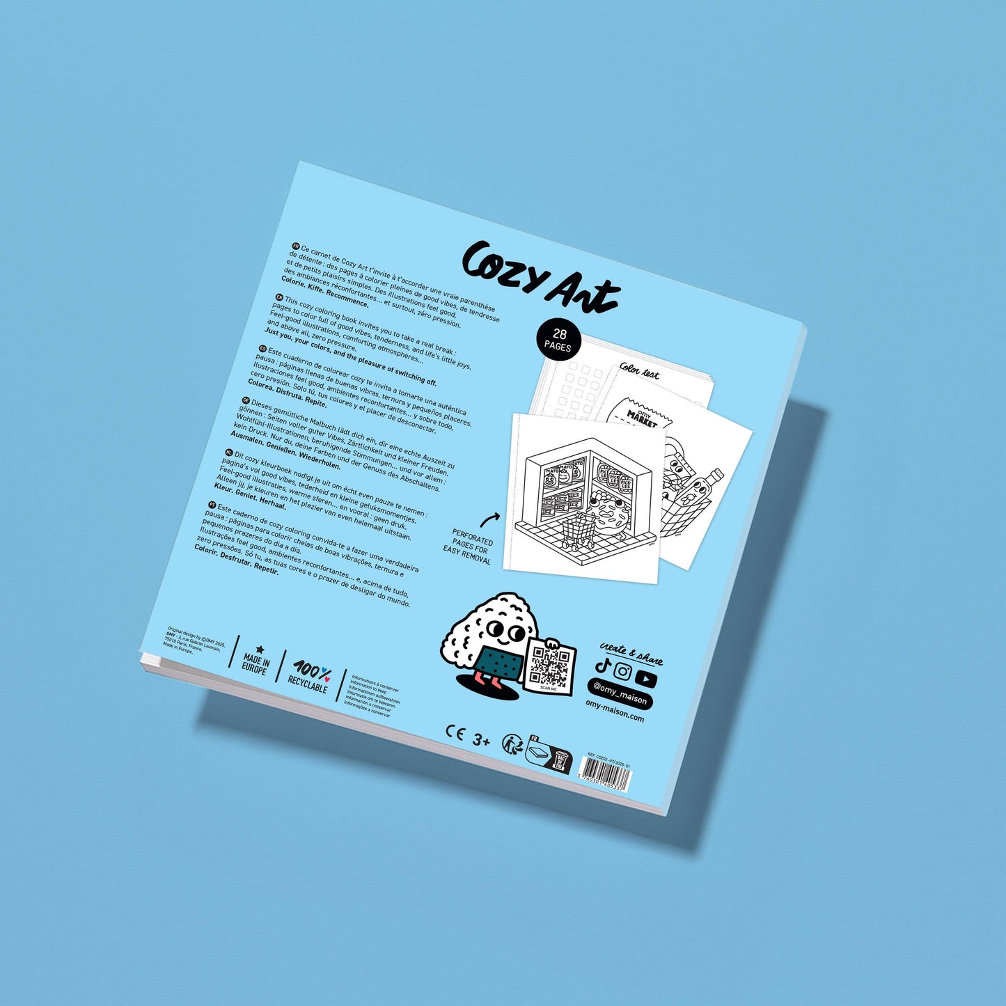 Cozy Coloring Book - Market