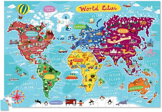 200 Piece World Cities Puzzle + Poster