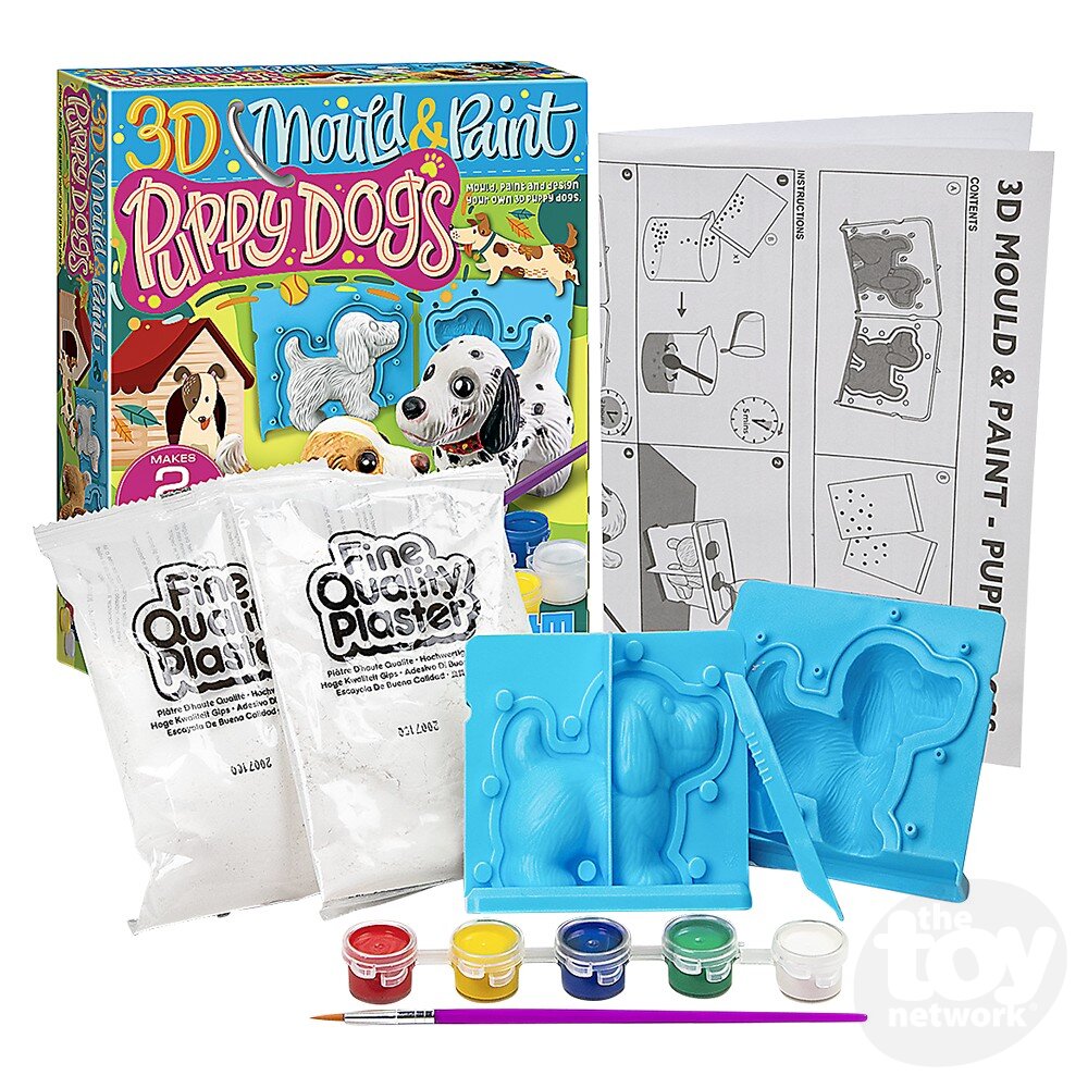 3D Mould & Paint: Puppy Dogs