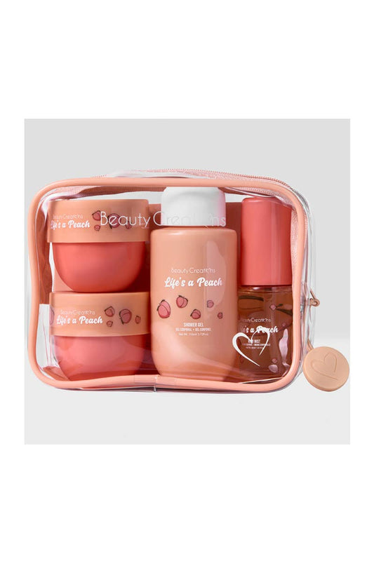 Peach Travel Body Care Kit