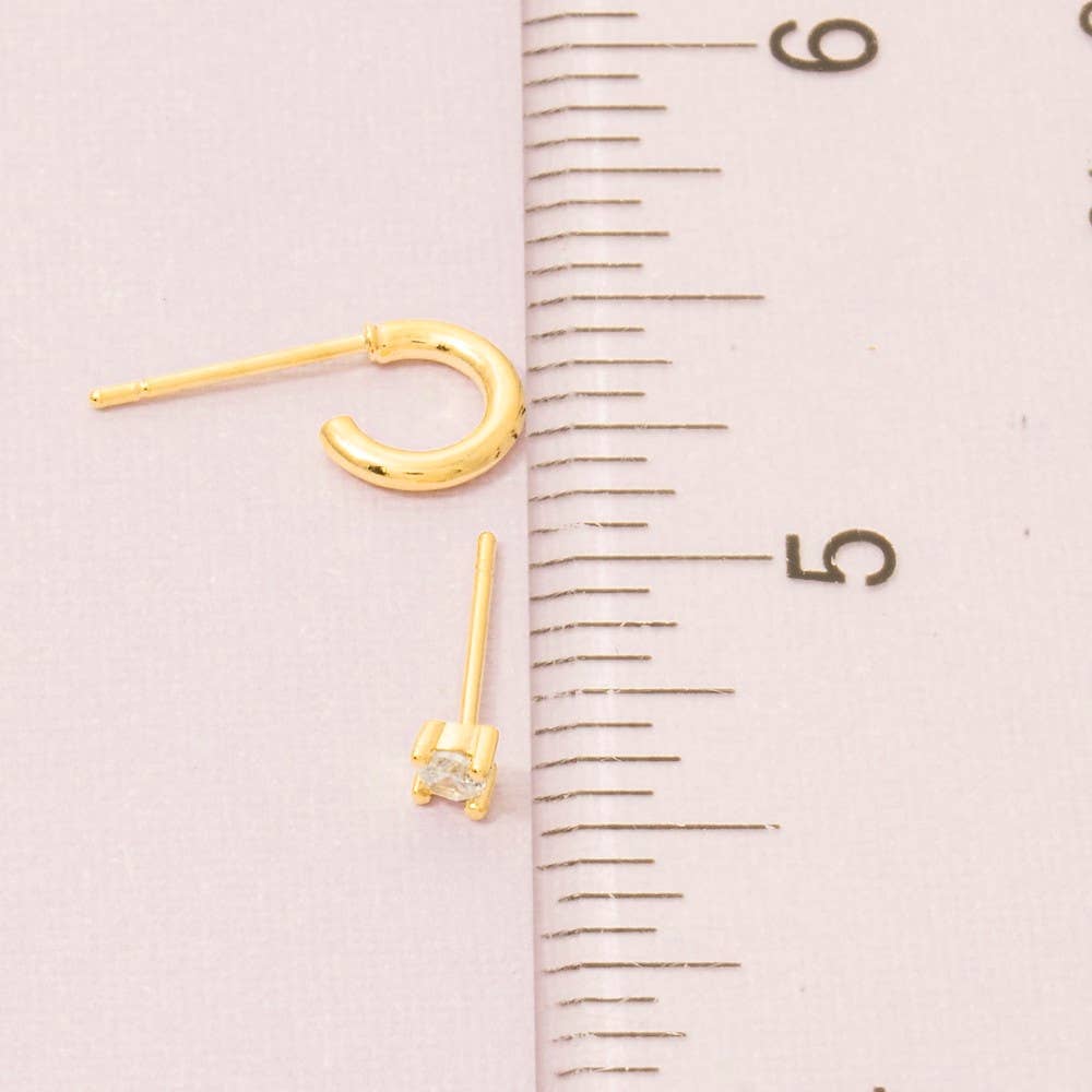 Mini Studs - Silver