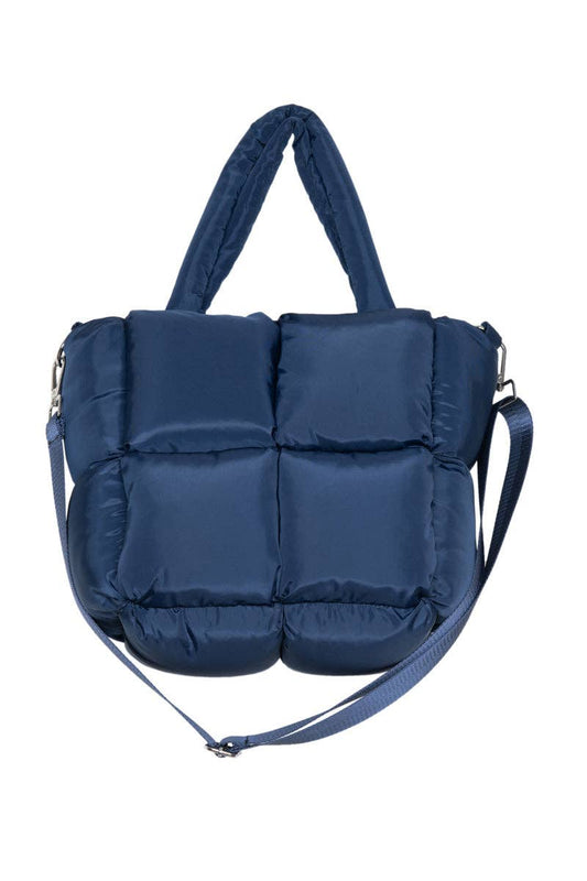 Mini Tote Purse - Navy