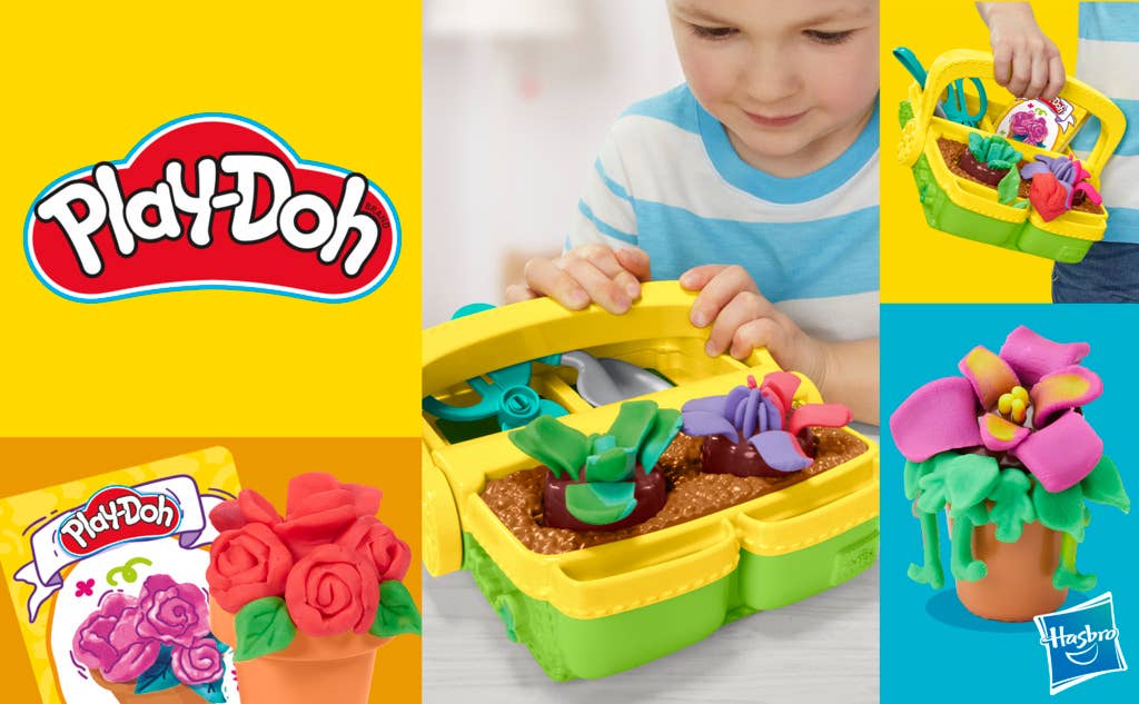 Play-Doh Blooming Flowers