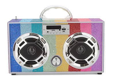 Rainbow Bling Wireless Boom Box