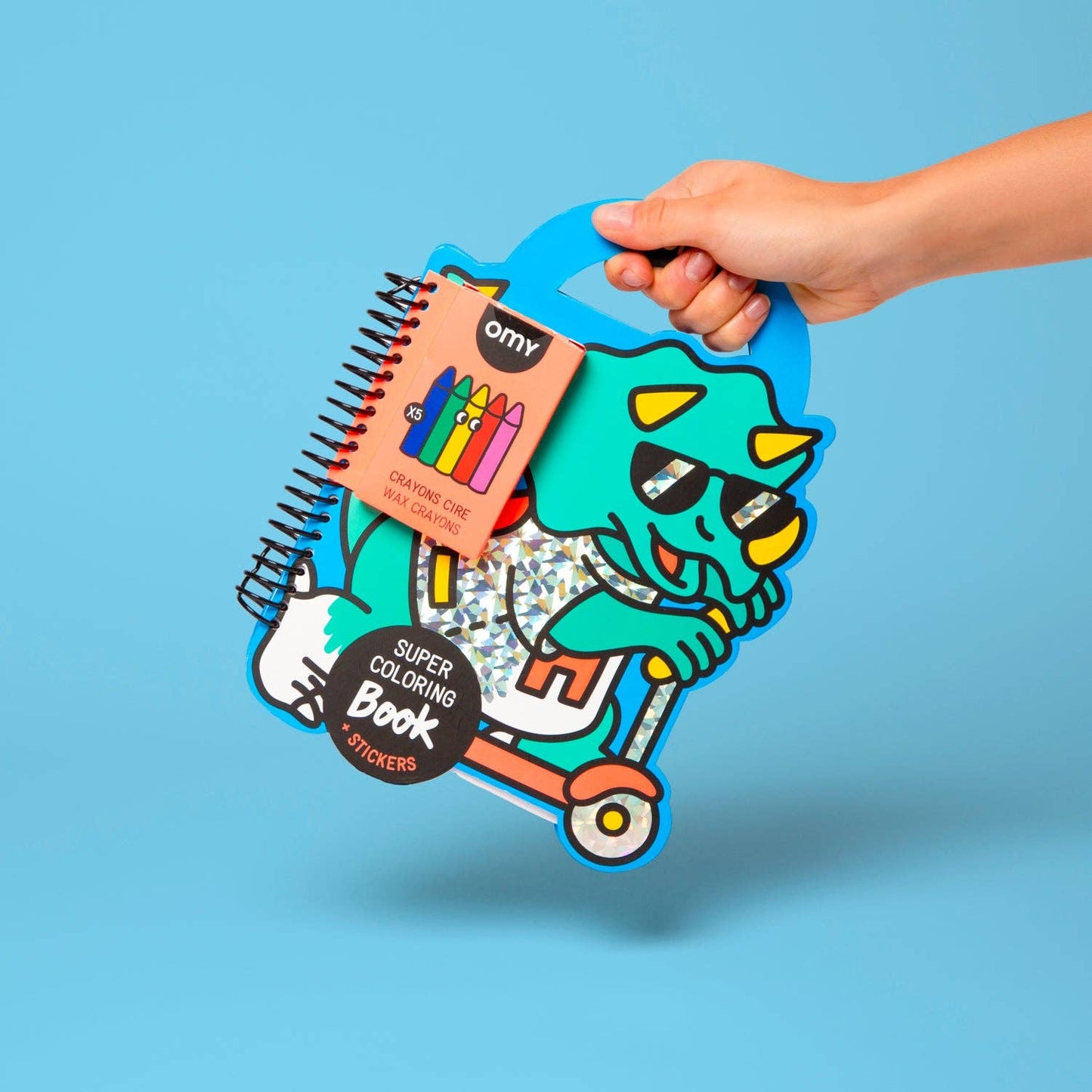 Super Coloring and Sticker Book - Dino