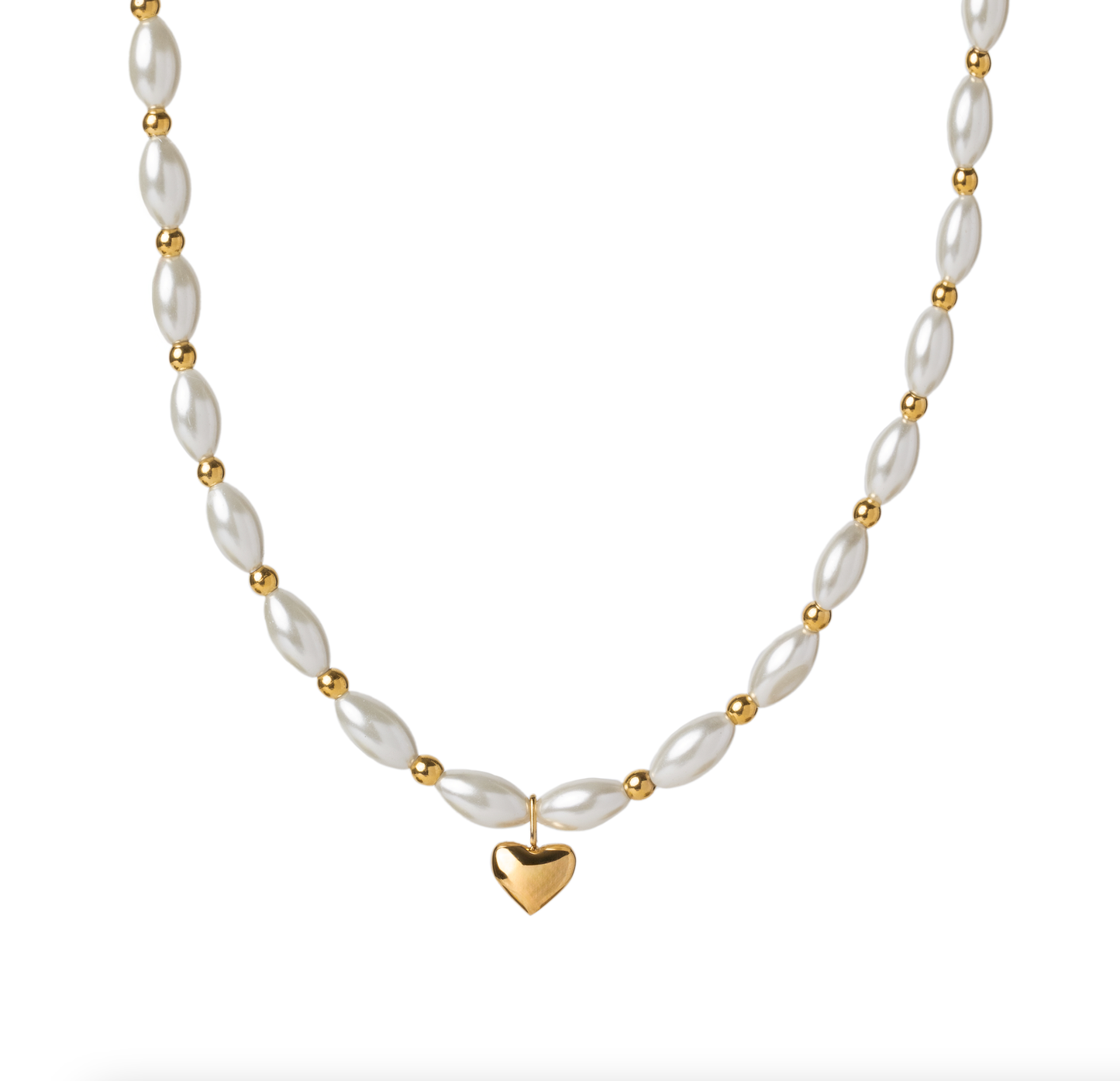 Waterproof White Shell Necklace