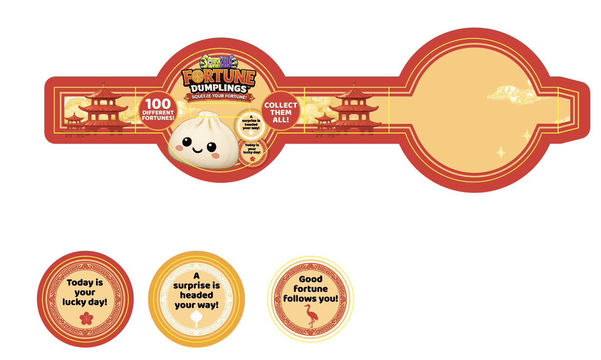 Mystery Fortune Cookie Dumpling
