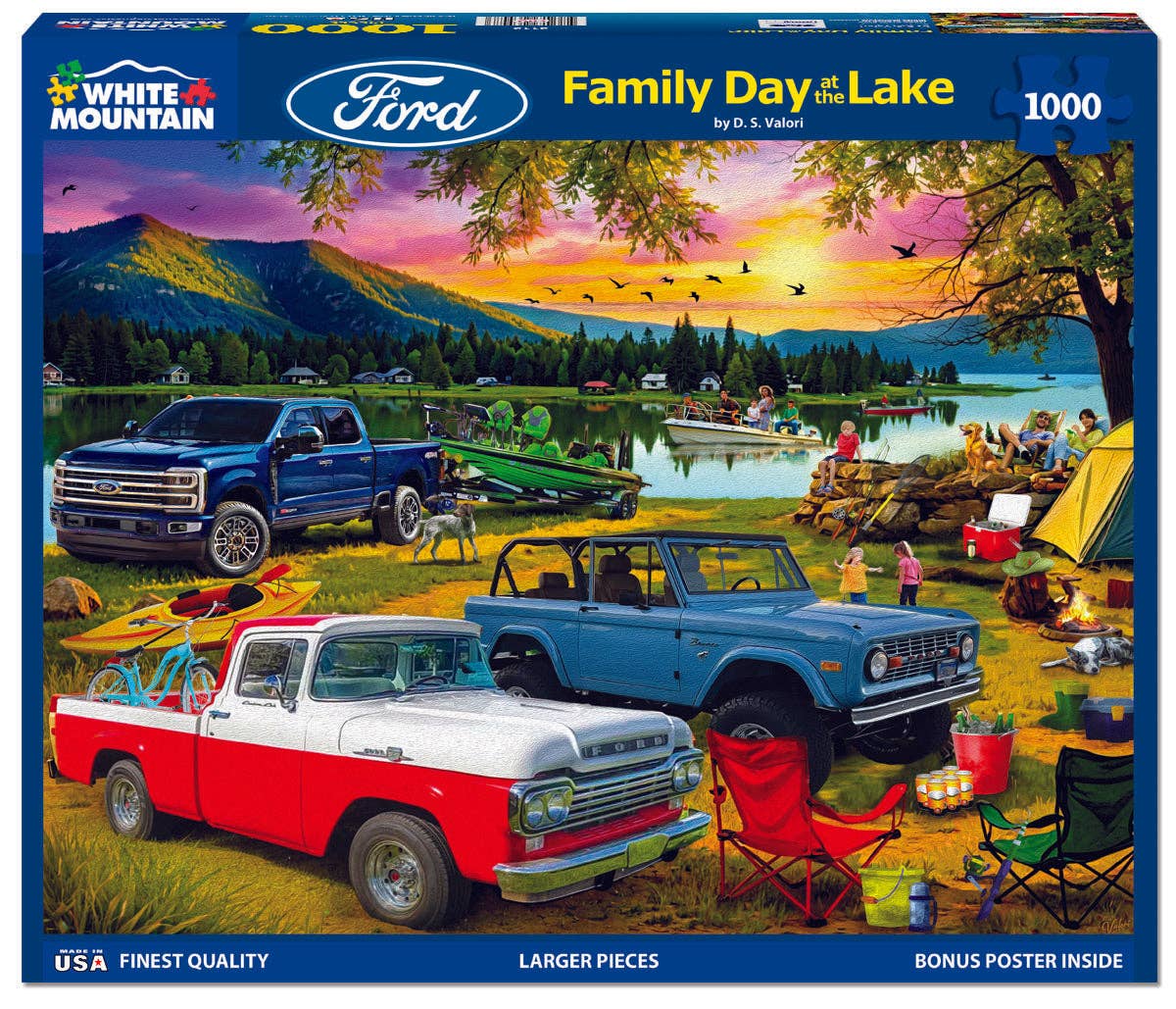 Family Day At The Lake Puzzle