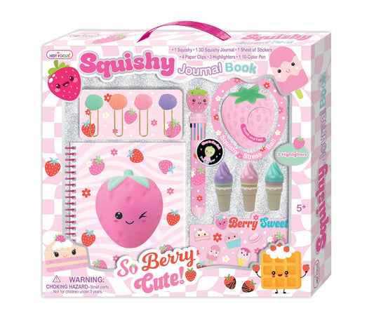 Squishy Journal Book - Strawberry