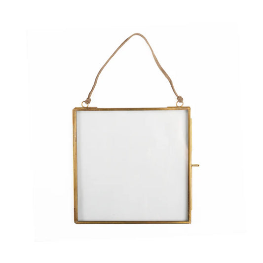 7"x7" Brass Square Frame
