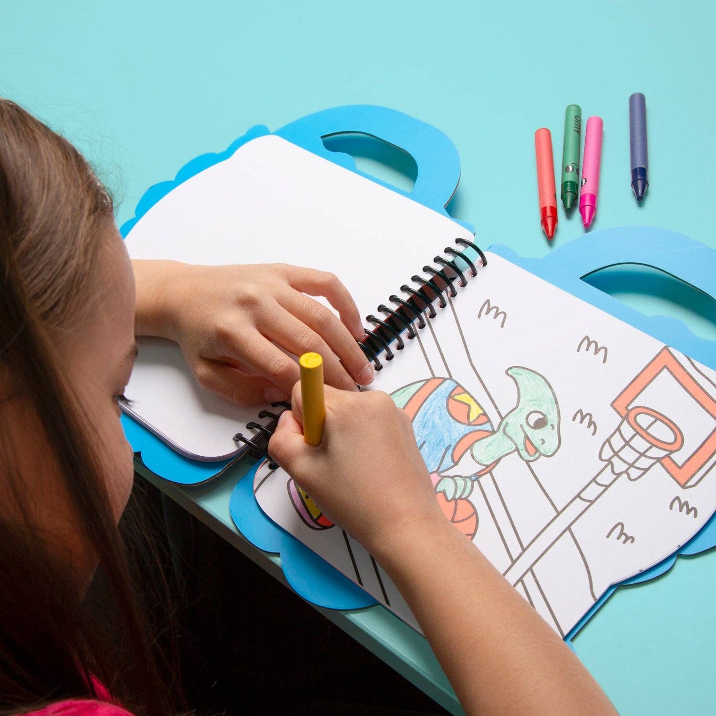 Super Coloring and Sticker Book - Dino