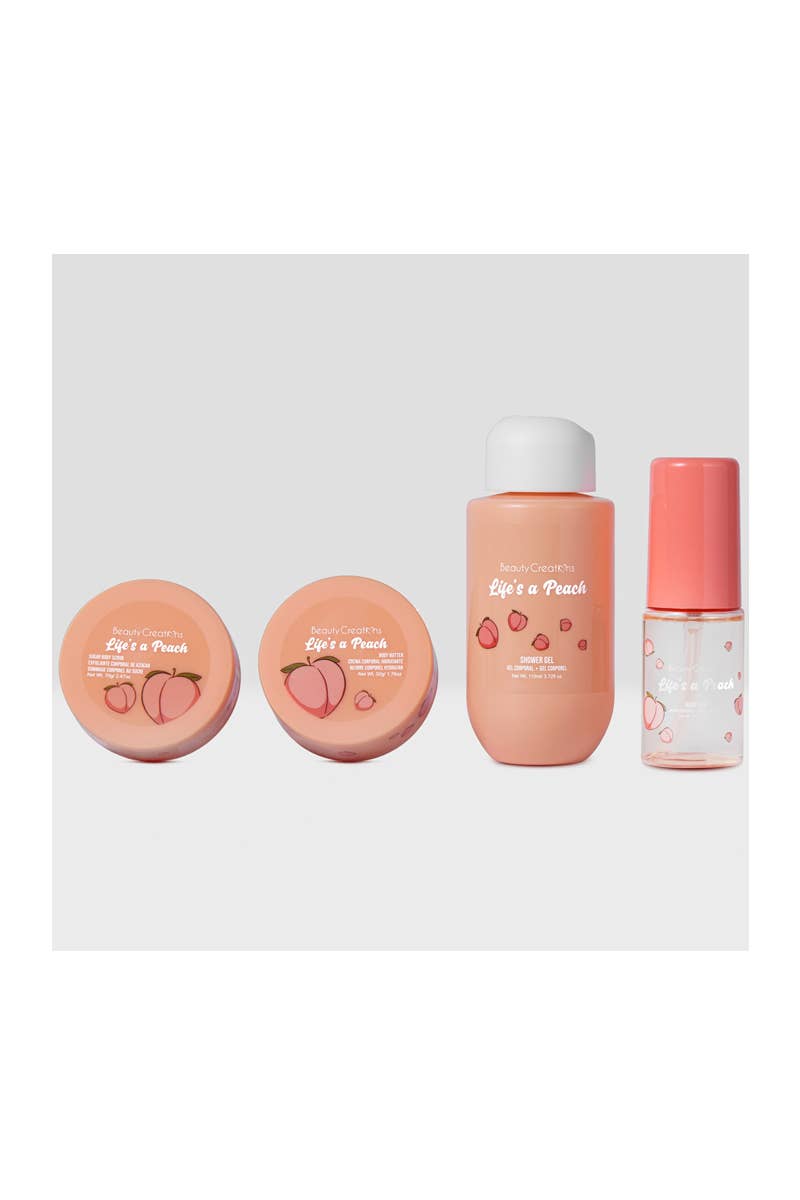 Peach Travel Body Care Kit