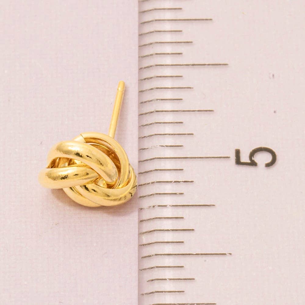 Knot Studs - Silver
