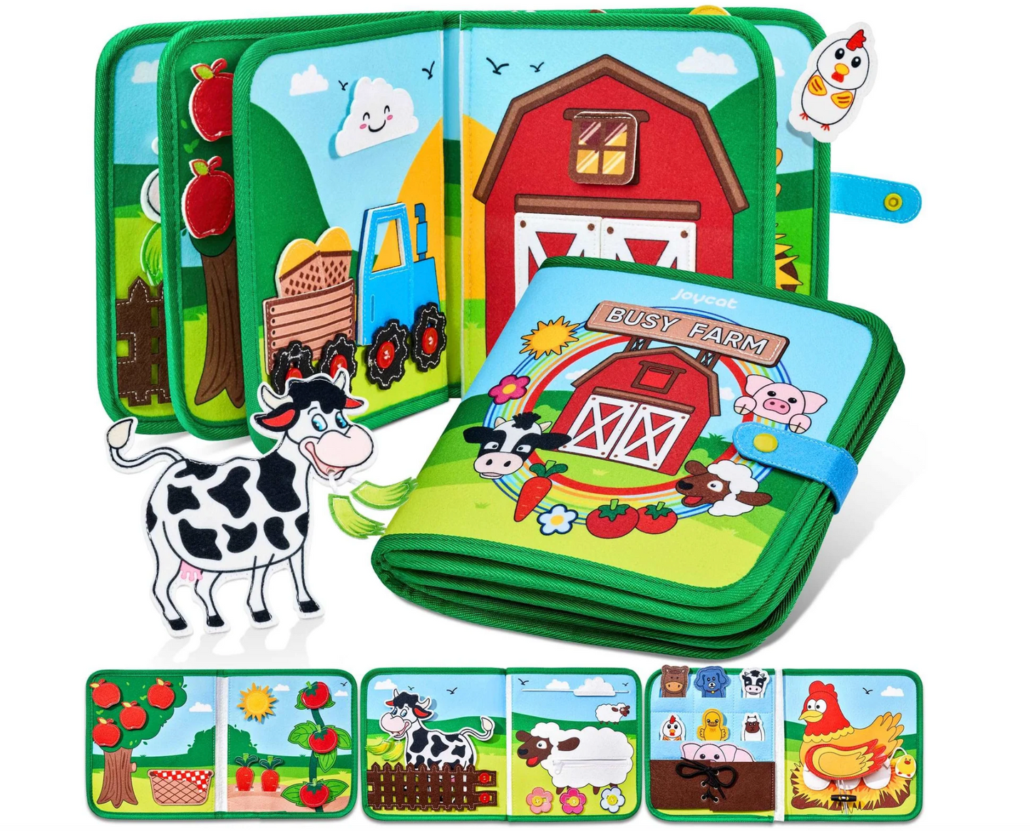 Farm Kids Busy Book