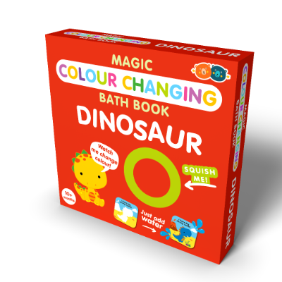 Color Changing Bath Book: Dinosaur