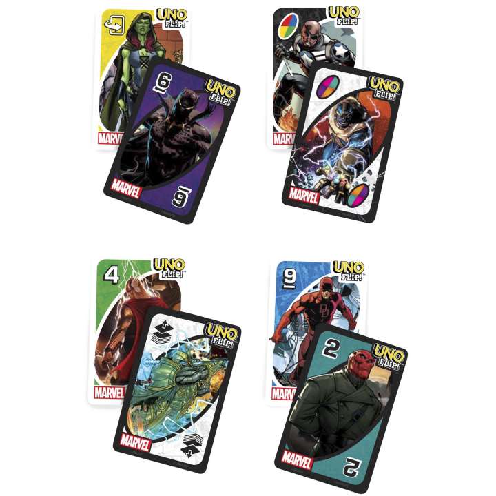 Marvel Uno Flip Card Game