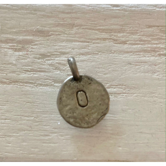 Silver Initial Charm