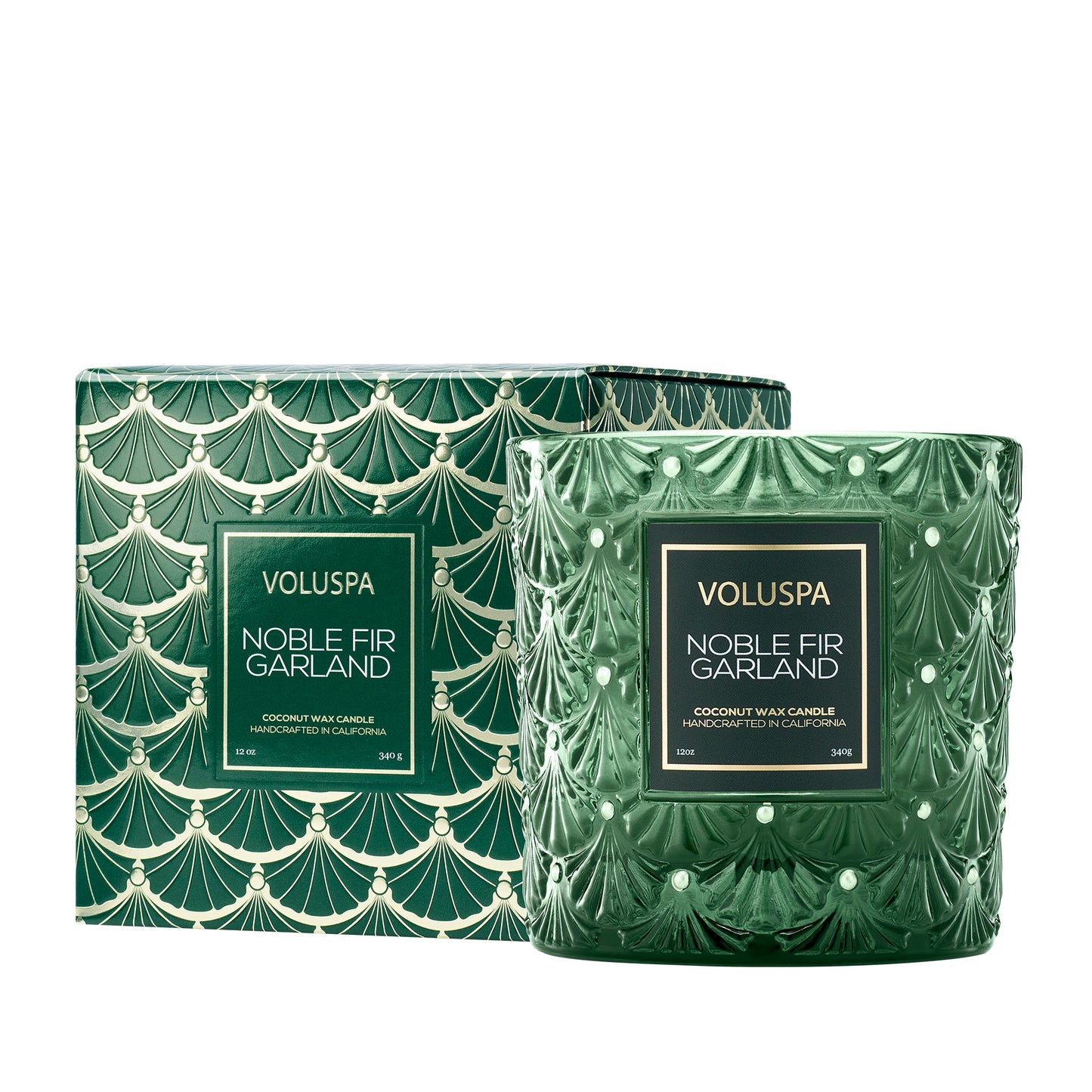 Noble Fir Garland Classic Candle - Luxe