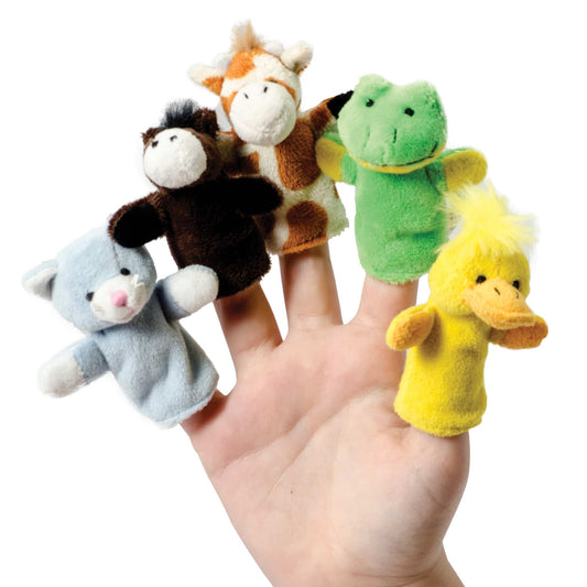 Plush Finger Puppets Assorted