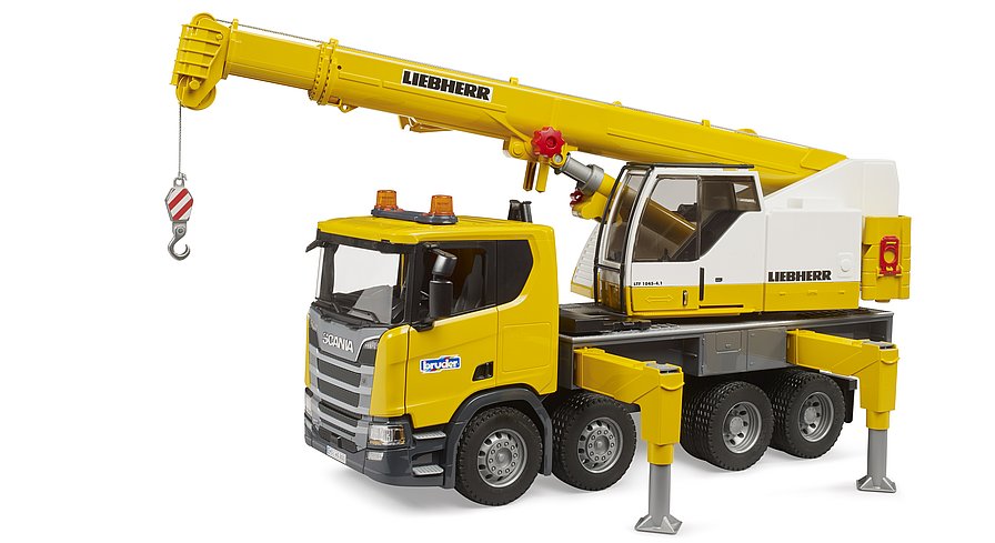 SCANIA Super Liebherr Crane Truck with Light and Sound