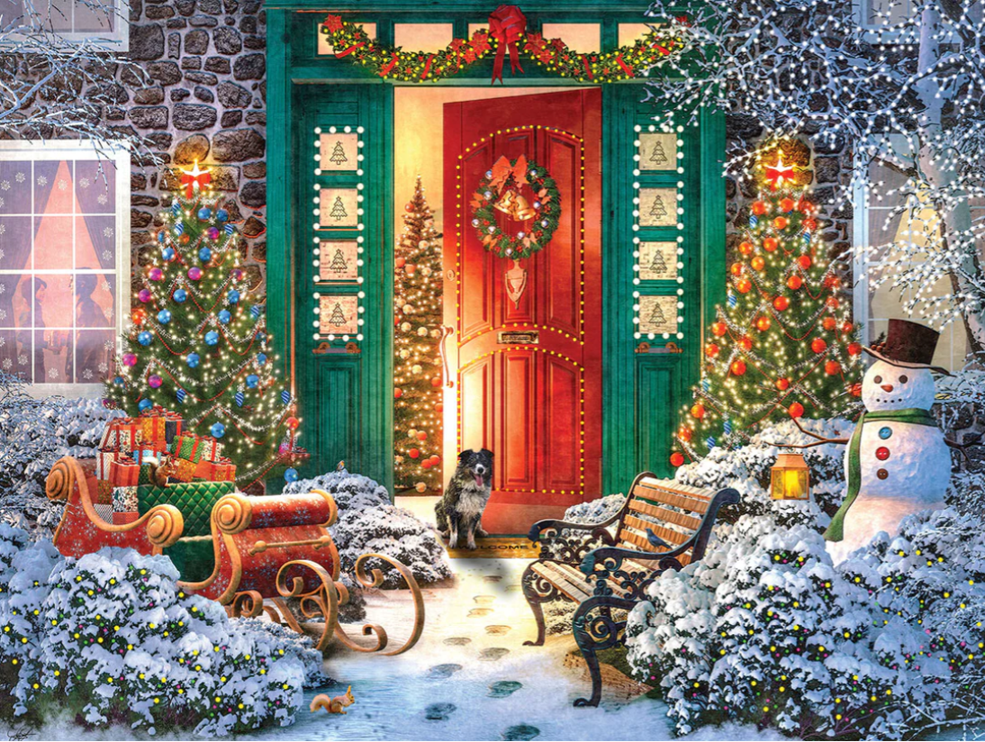 Christmas Door 500pc Puzzle