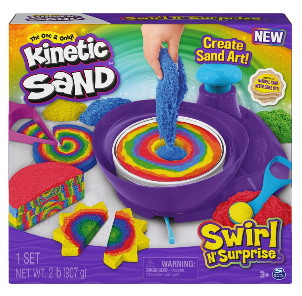 Kinetic Sand Swirl N Surprise