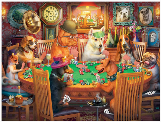 Poker Dogs Puzzle