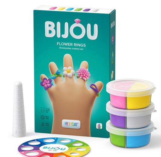 Hey Clay - Bijou Flower Rings