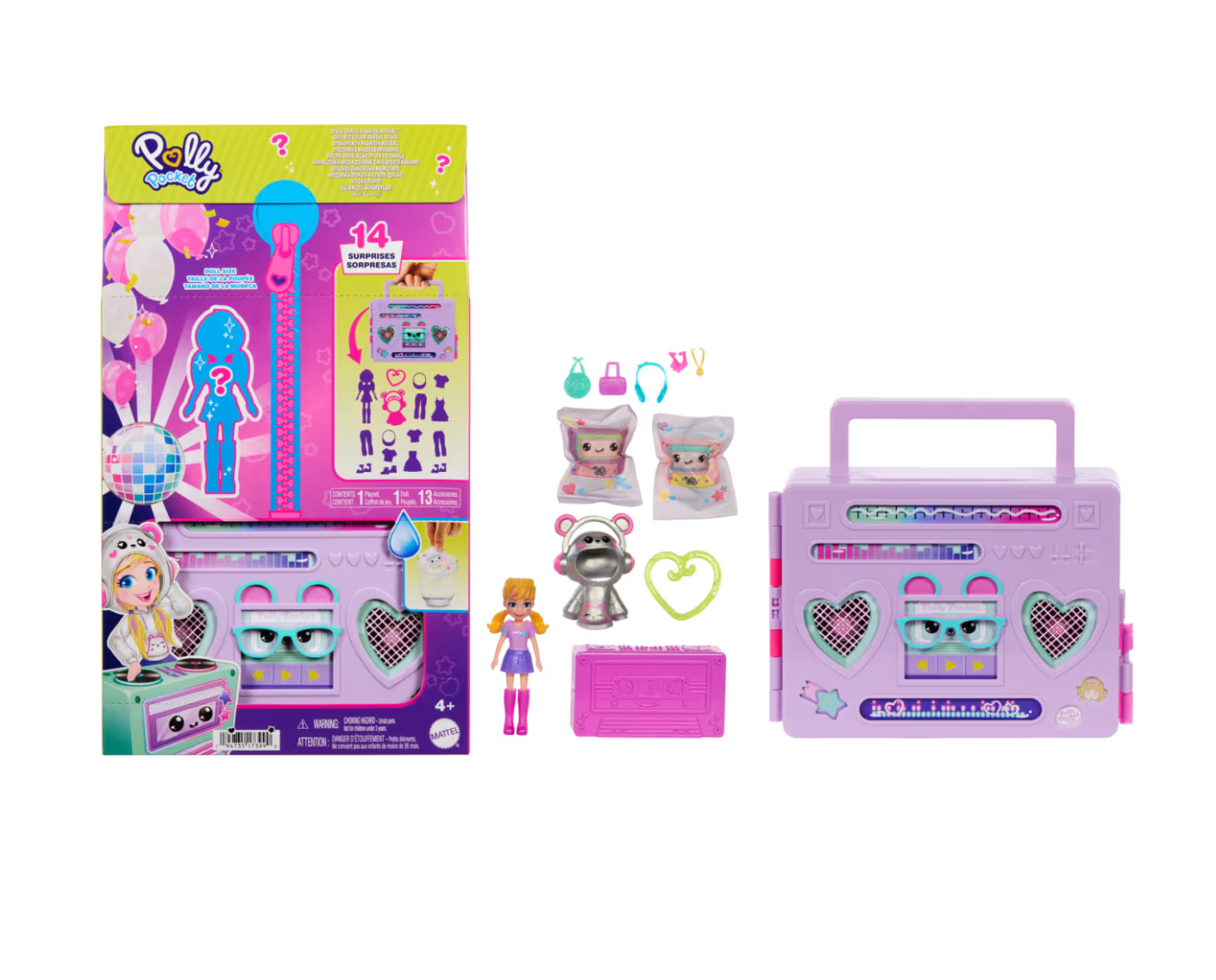 POLLY POCKET™ Disco Dance Fashion Reveal Playset