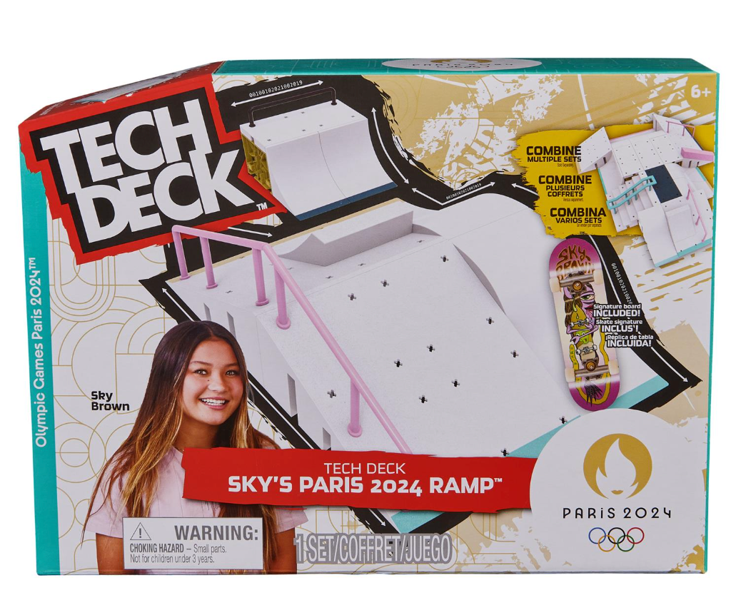 Tech Deck Donut Ramp Tech Deck Olympic Games Ramp - Sky Brown – EJ Kids The Toy Store