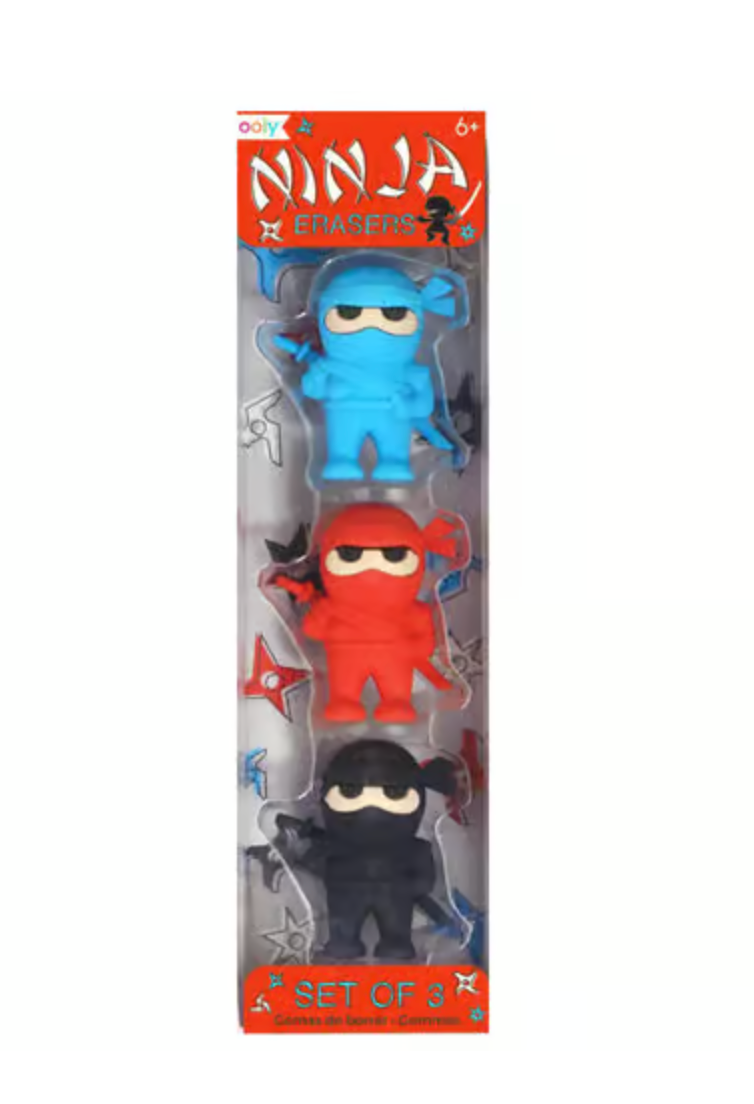 Ninja Erasers