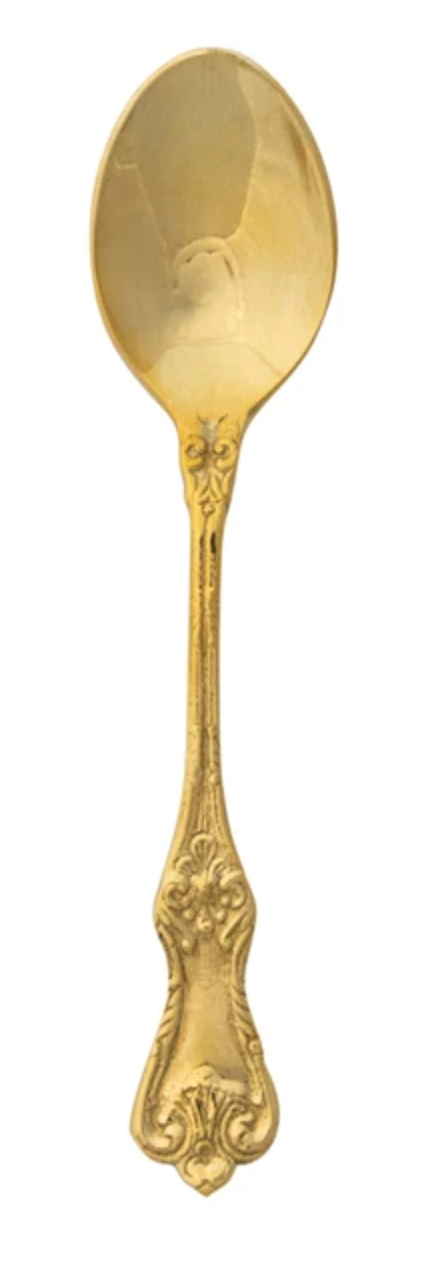 Ornate Gold Spoon